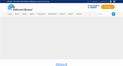 Desktop Screenshot of differentbrains.org