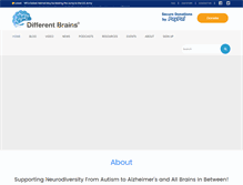 Tablet Screenshot of differentbrains.org